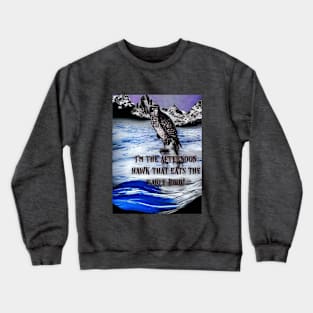 Afternoon hawk 1 Crewneck Sweatshirt